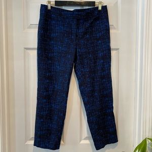 Anne Klein Blue & Black Pants